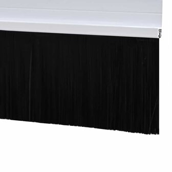 Zelfklevende Deurborstels 6 pcs Wit 100 cm Aluminium Legering 6