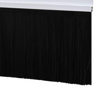 Zelfklevende Deurborstels 6 pcs Wit 100 cm Aluminium Legering 6