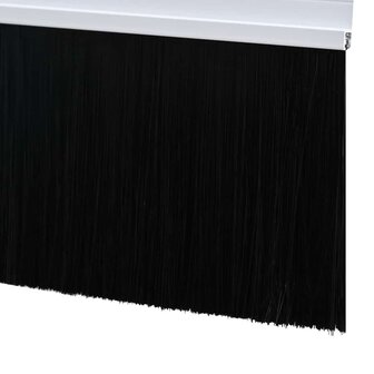 Zelfklevende Deurborstels 6 pcs Wit 100 cm Aluminium Legering 6