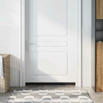 Zelfklevende Deurborstels 2 pcs Wit 100 cm Aluminium Legering 1