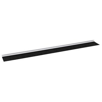 Zelfklevende Deurborstels 2 pcs Wit 100 cm Aluminium Legering 5