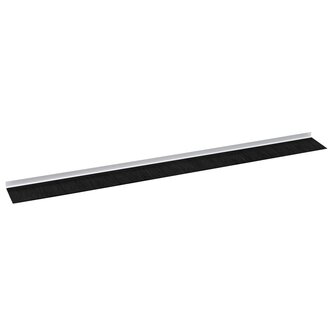 Zelfklevende Deurborstels 2 pcs Wit 100 cm Aluminium Legering 5
