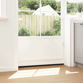 Zelfklevende Deurborstels 6 pcs Wit 100 cm Aluminium Legering 4