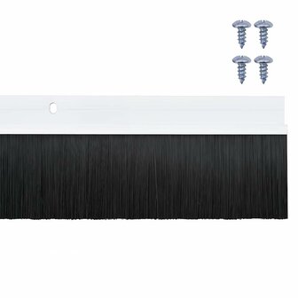 Deurborstel 2 pcs Wit 100 cm 6