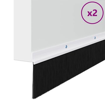 Deurborstel 2 pcs Wit 100 cm 3