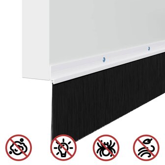 Deurborstel 2 pcs Wit 100 cm 9