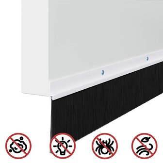 Deurborstel 6 pcs Wit 100 cm 9