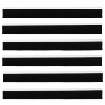 Deurborstel 6 pcs Wit 100 cm 5