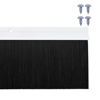 Deurborstel 6 pcs Wit 100 cm 6