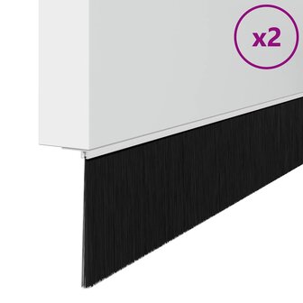 Deurborstel 2 pcs Wit 100 cm 2