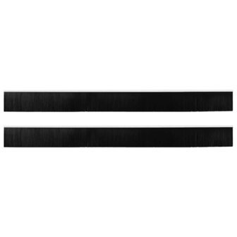 Deurborstel 2 pcs Wit 100 cm 6