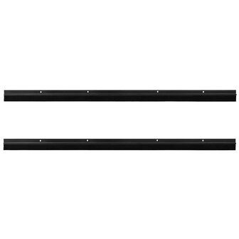 Deurborstel 2 pcs Zwart 100 cm 5