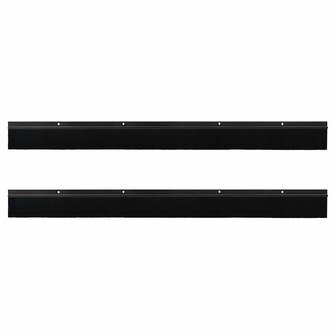 Deurborstel 2 pcs Zwart 100 cm 5