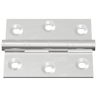 Scharnier 2 pcs Zilver 50 x 38 x 1,3 mm Staal 5