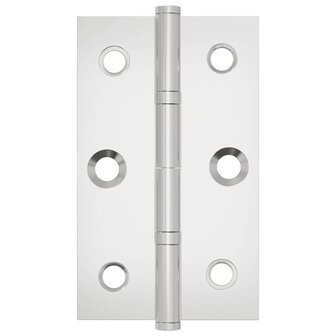 Scharnier Effen 2 pcs Zilver 58 x 35 x 1 mm Staal 4
