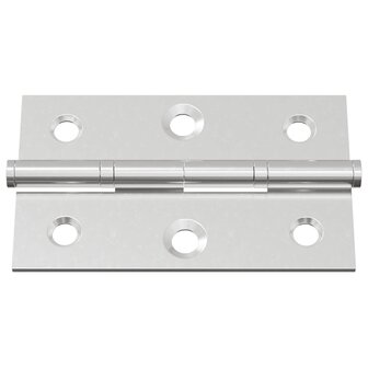 Scharnier Effen 2 pcs Zilver 58 x 35 x 1 mm Staal 5