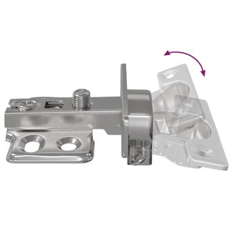 Scharnier 2 pcs Nikkel 85 x 52,5 x 9,5 mm IJzer 8