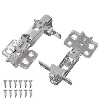 Scharnier 2 pcs Nikkel 139 x 64,1 x 10 mm IJzer 2