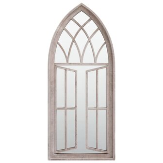 Spiegel 70x30 cm ijzer zandkleurig 2