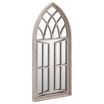 Spiegel 70x30 cm ijzer zandkleurig 3