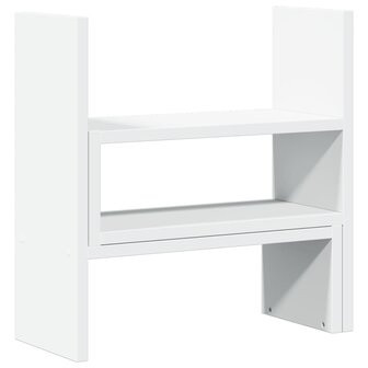 Bureau organiser 40x17x41 cm bewerkt hout wit 6