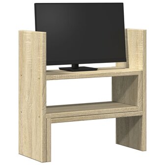 Bureau organiser 40x17x41 cm bewerkt hout sonoma eikenkleurig 3