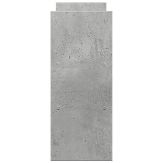 Bureau organiser 40x17x41 cm bewerkt hout betongrijs 5