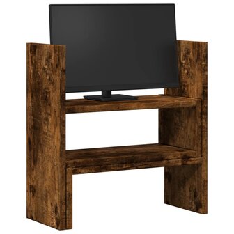 Bureau organiser 40x17x41 cm bewerkt hout gerookt eikenkleur 3