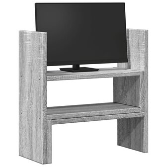 Bureau organiser 40x17x41 cm bewerkt hout grijs sonoma eiken 3