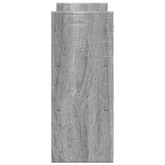 Bureau organiser 40x17x41 cm bewerkt hout grijs sonoma eiken 5
