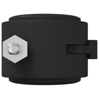 Zwenkwiel 12 pcs Zwart en Zilver 40,1 x 40,1 x 37,8 mm Ijzer en PP 6