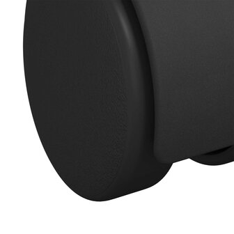 Wielen 2 pcs Zwart 40,1 x 37,8 mm PP en IJzer 7
