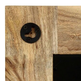 Spiegel 50x50 cm massief mangohout 6