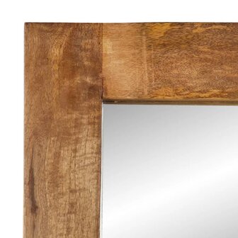 Spiegel 70x50 cm massief mangohout en glas 6