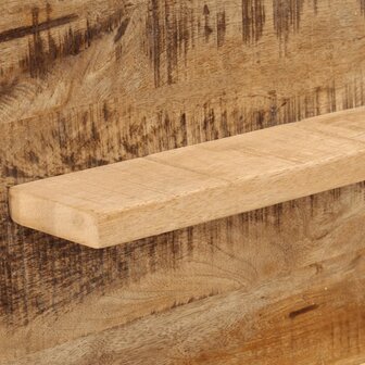 Spiegel met schappen 80x8x55 cm glas en massief mangohout 5