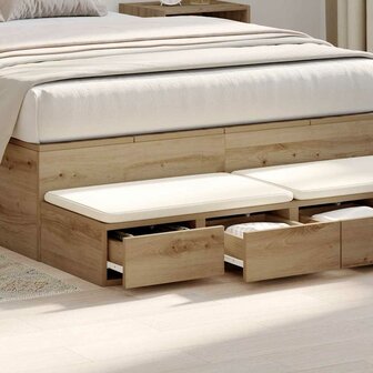 Bedlades Artisan Eiken 120 x 36,5 x 16,5 cm Bewerkt hout 4