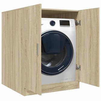 Wasmachinekast 70,5x71,5x91,5 cm sonoma eikenkleurig 1