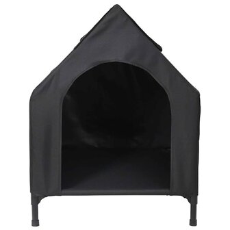 Hondenhok Zwart 110 x 75 x 90 cm Staal 4