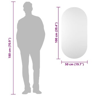 Spiegel 100x50 cm glas 7