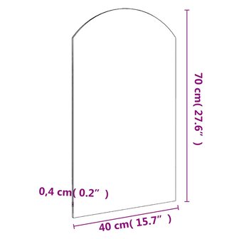 Spiegel 70x40 cm glas 6