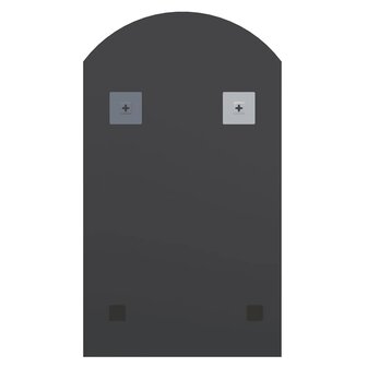 Spiegel met LED-verlichting boog 70x40 cm glas 6