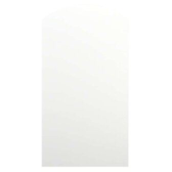 Spiegel met LED-verlichting boog 90x45 cm glas 5