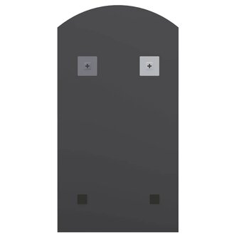 Spiegel met LED-verlichting boog 90x45 cm glas 6