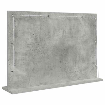 Make-up spiegel Rechthoekig Beton Grijs 80 x 55 x 18 cm 6