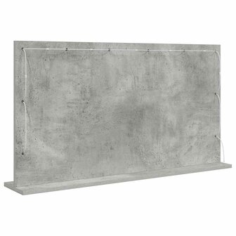 Make-up spiegel Rechthoekig Beton Grijs 100 x 55 x 18 cm 6