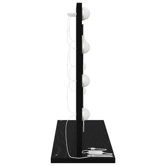 Make-up spiegel Rechthoekig Zwart Eiken 60 x 45 x 18 cm 5