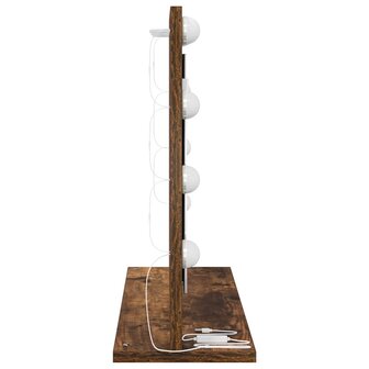 Make-up spiegel Rechthoekig Gerookt eiken 60 x 45 x 18 cm 5