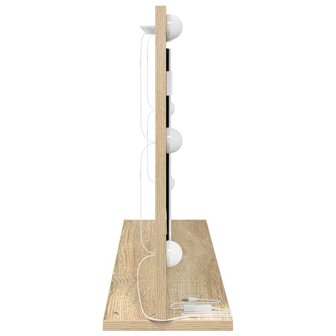 Make-up spiegel Rechthoekig Sonoma Eiken 80 x 45 x 18 cm 5