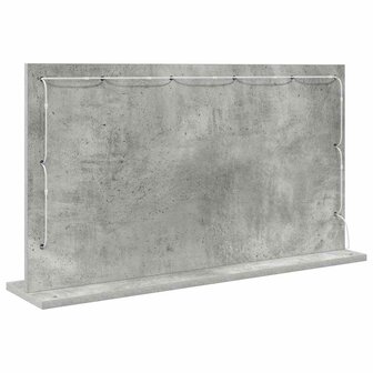Make-up spiegel Rechthoekig Beton Grijs 80 x 45 x 18 cm 6