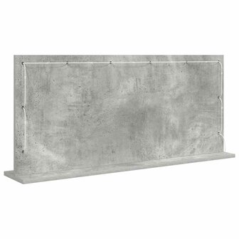 Make-up spiegel Rechthoekig Beton Grijs 100 x 45 x 18 cm 6